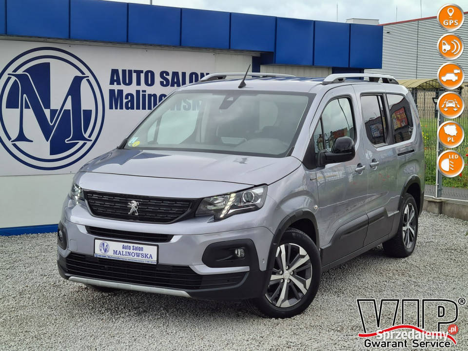 Peugeot RIFTER GTLine Long 7Osób Automat Navi szary Wągrowiec