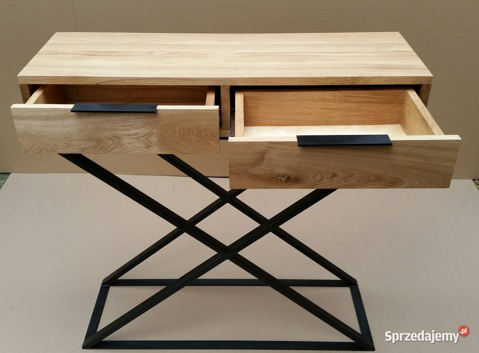 Konsola dębowa loft vintage sprzedam