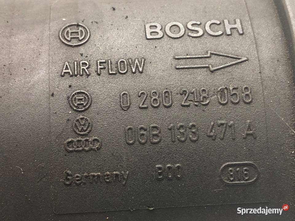 PRZEPŁYWOMIERZ AUDI A4 B6 06B133471A 20 130 0005 Przepływomierze