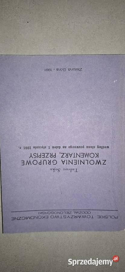 Zwolnienia Grupowe 1991 Kolekcjonerski Komentarz Łęczyca
