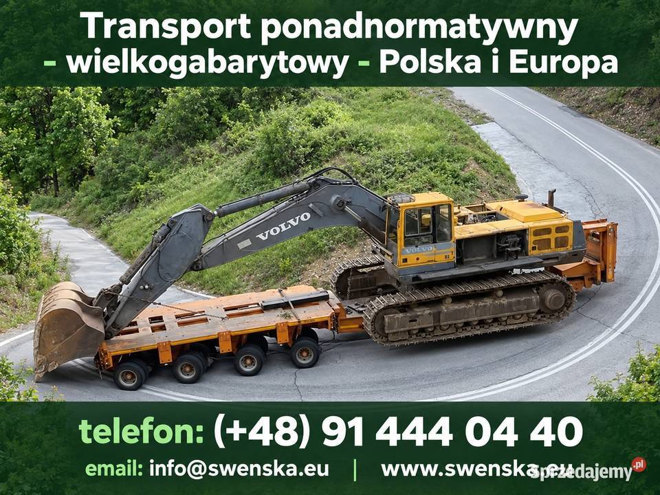 Transport ponadnormatywny wielkogabarytowy i Kraków