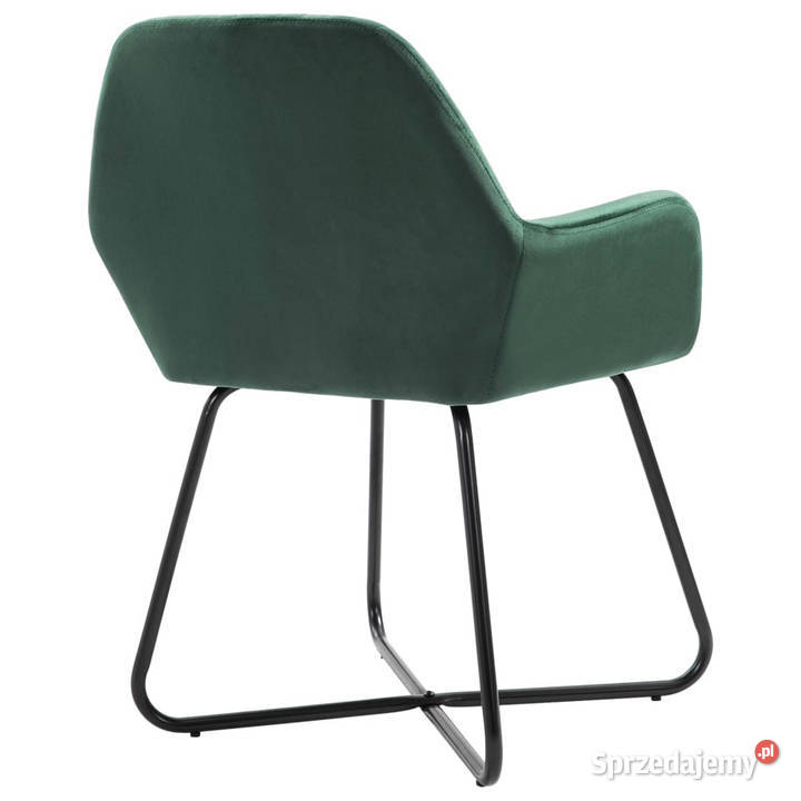 Krzesła stołowe 6 zielone aksamitne WM277008 mazowieckie sprzedam