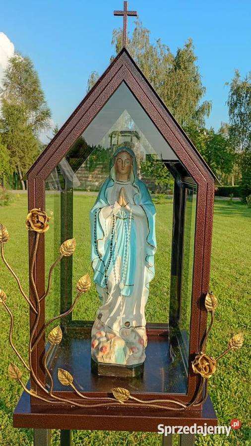 Kapliczka ogrodowa metalowa przydrożna Jasło