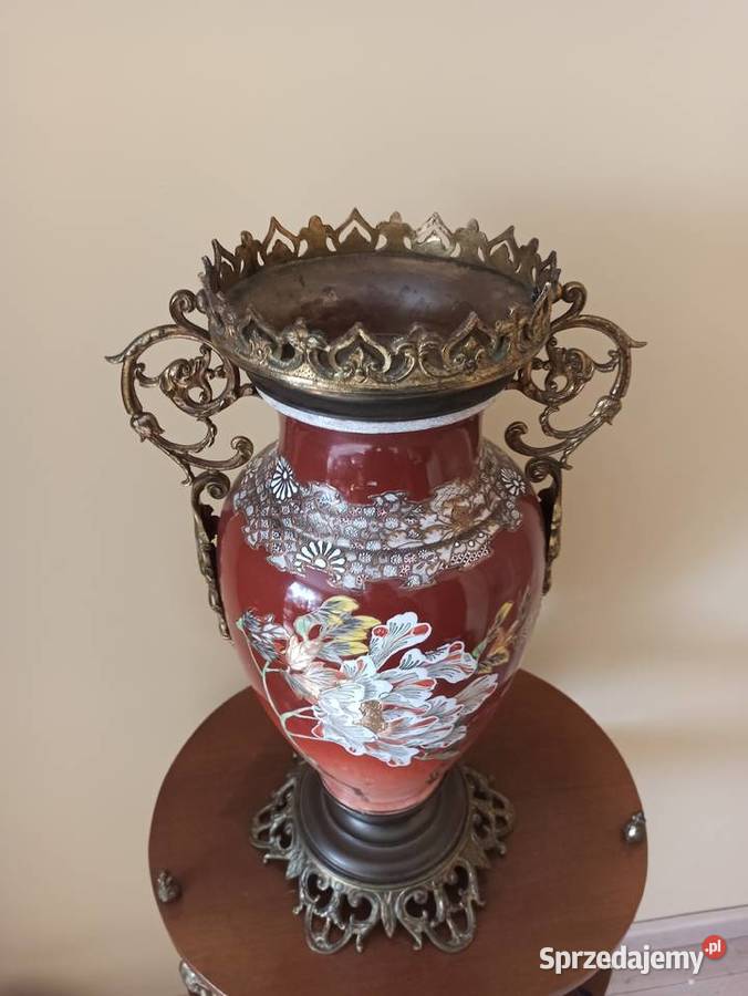 Waza porcelana brąz Napoleon III