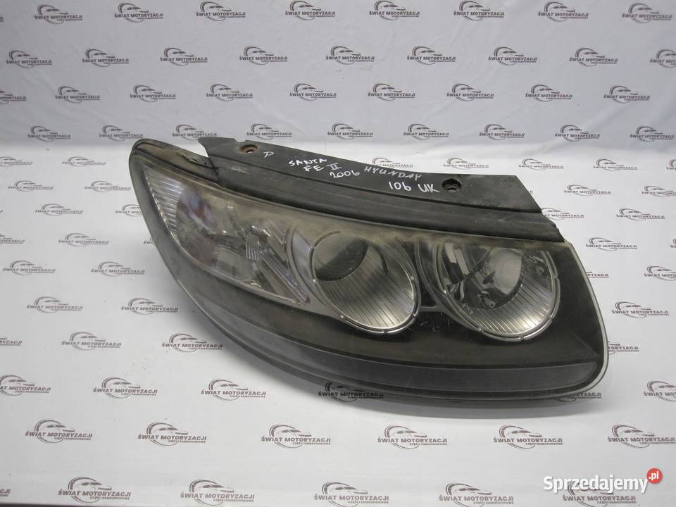 HYUNDAI SANTA FE II 06 lampa prawy przód ANGLIK osobowe