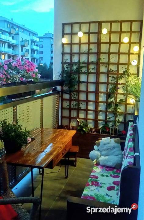 Stół drewniany na balkon taras hairpin Kraków
