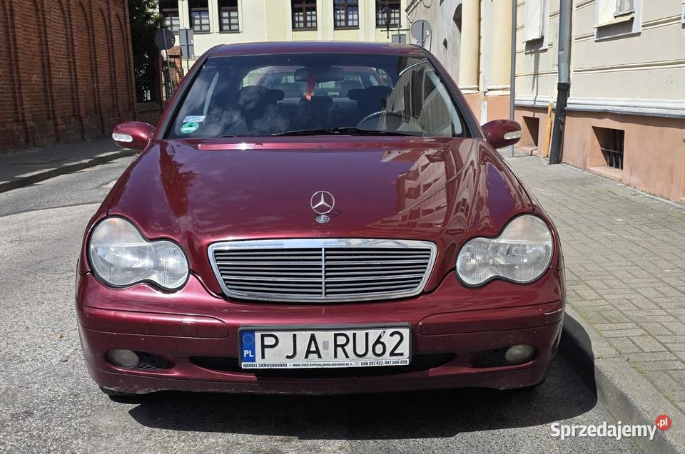 Mercedes c klasa maska zderzak reflektor Chełmno