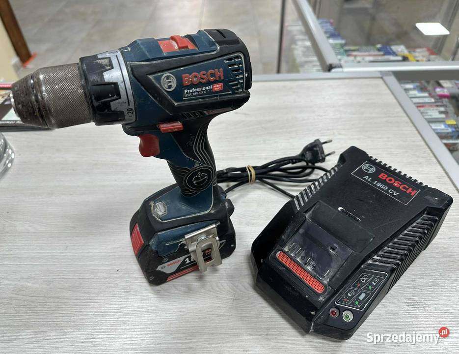 Wiertarka Bosch GSR 18V60C Bateria 5Ah ładowarka Wiertarki i wkrętarki Elbląg sprzedam