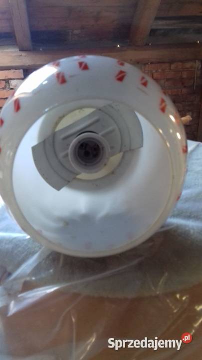Retro lampa wiszaca z 50 tych lat recznie Lubań