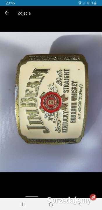 KLAMRA JIM BEAM PASEK USA Unikatowa mazowieckie Warszawa