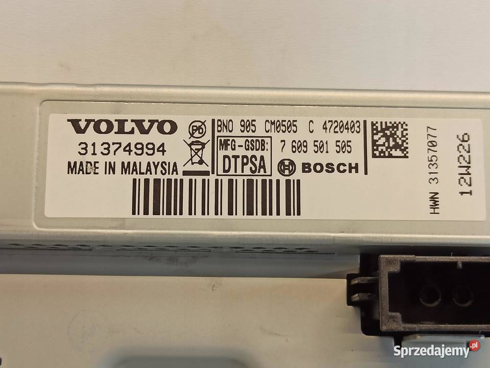 EKRAN WYŚWIETLACZ NAWIGACJI VOLVO V60 31374994