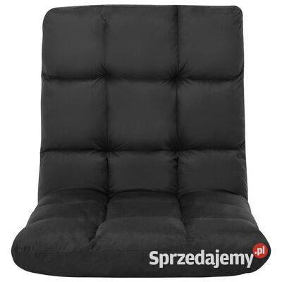 vidaXL Składane krzesło podłogowe czarne Warszawa