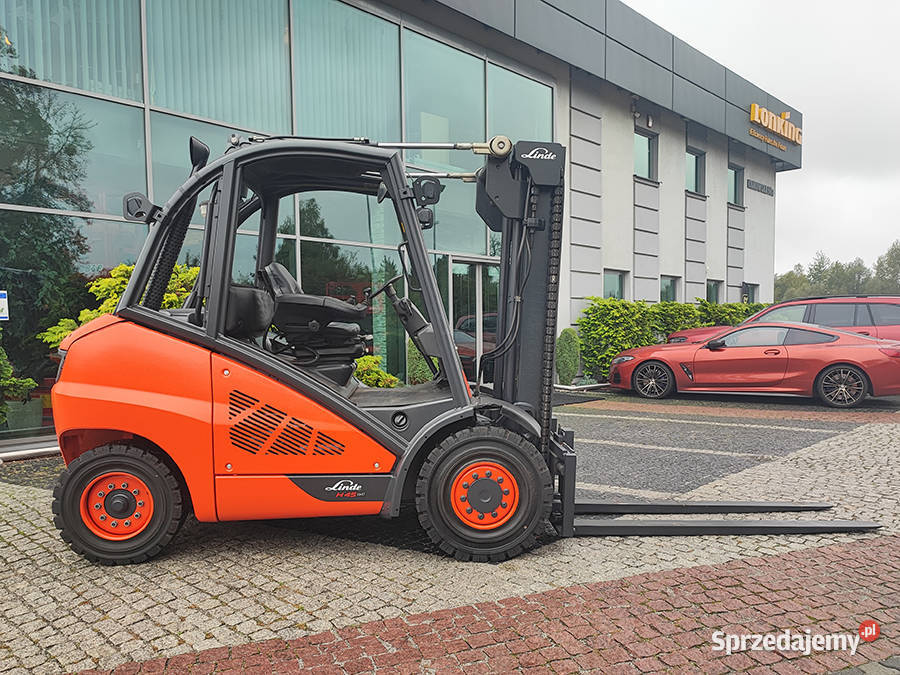 Wózek widłowy Linde H45D02 45 tony duplex 31 m małopolskie Kęty sprzedam