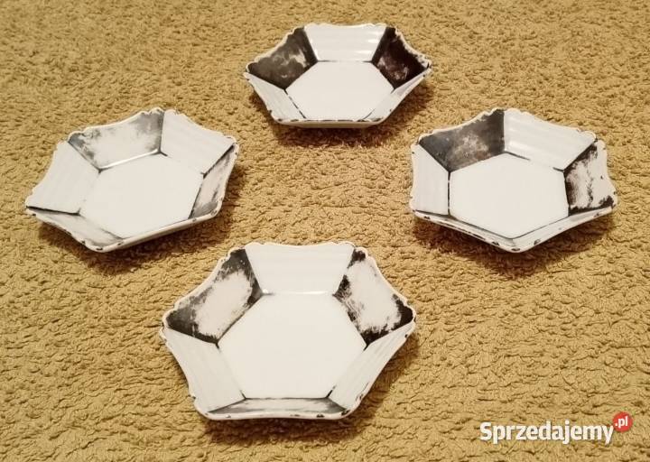 Volkstedt ART DECO antyczny komplet 4 Porcelana i szkło śląskie Katowice sprzedam