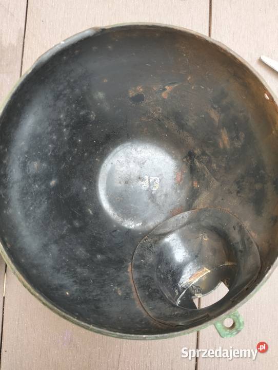 Stara metalowa przednia lampa do zabytkowych Miejsce Piastowe