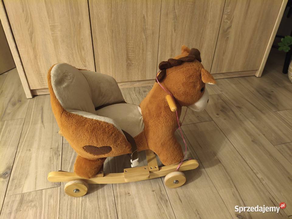 Konik na biegunach z kółkami sprzedam