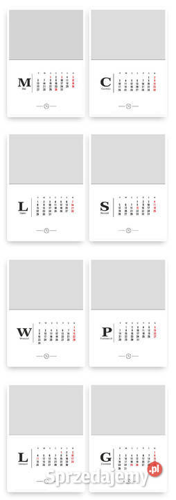 Foto Kalendarz A3 projekty ramki 2024 DVD2 Katowice