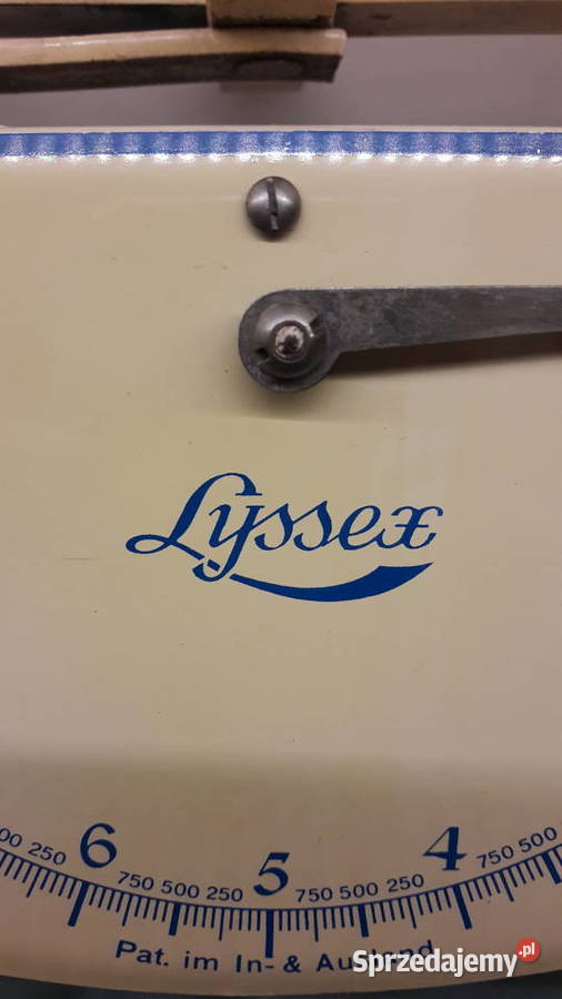 Stara waga szwajcarska Lyssex opolskie Głuchołazy