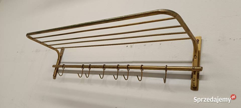 wieszak do przedpokoju vintage metalowy PRL łódzkie Radomsko sprzedam