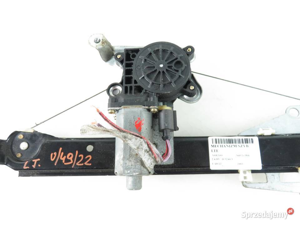 PODNOŚNIK SZYBY LEWY TYLNY VOLVO S60 I Części samochodowe