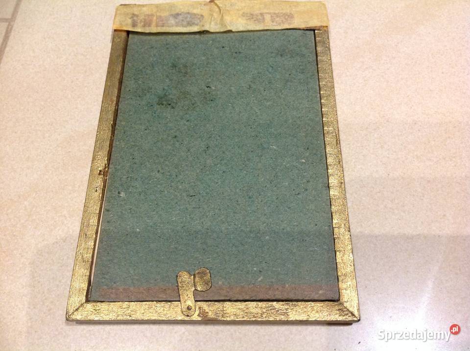 Stary Obrazek w Drewnianej Ramce Nowa Sól