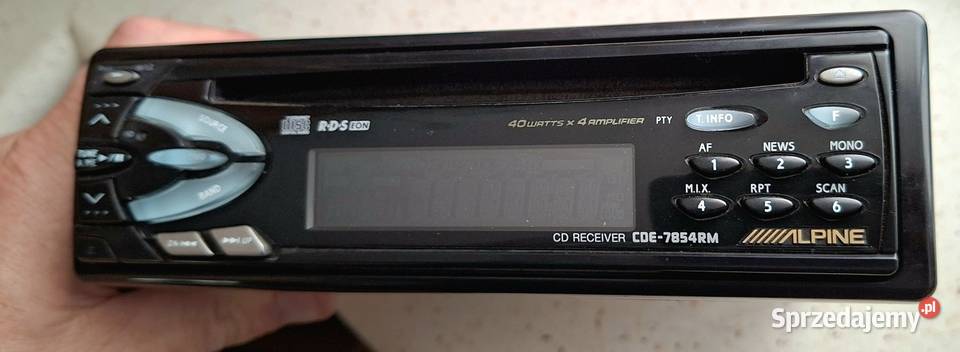 Alpine CDE7854RM radio samochodowe CD Warszawa sprzedam