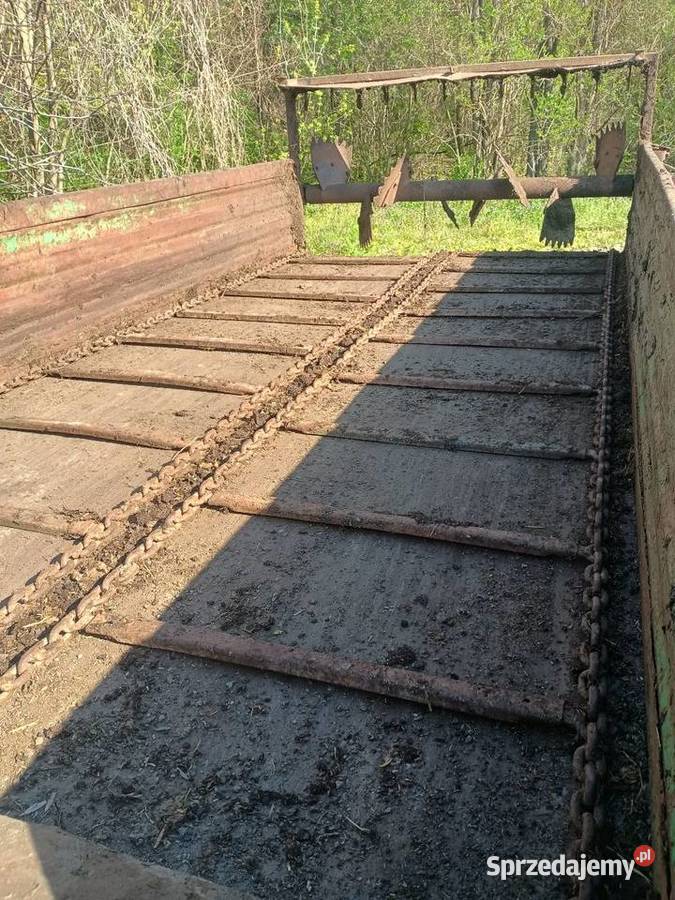 Rozrzutnik obornika Czarna Białostocka dwuosiowy nieuszkodzony świętokrzyskie Chobrzany