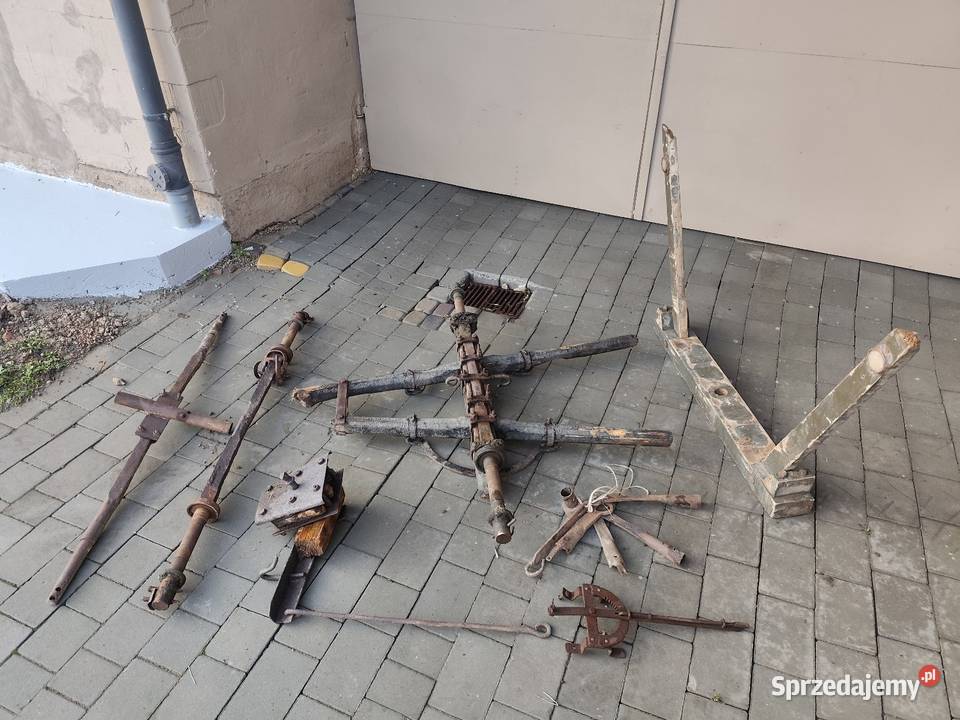 Części zabytkowy lekki wóz konny osie piasty Przeworsk