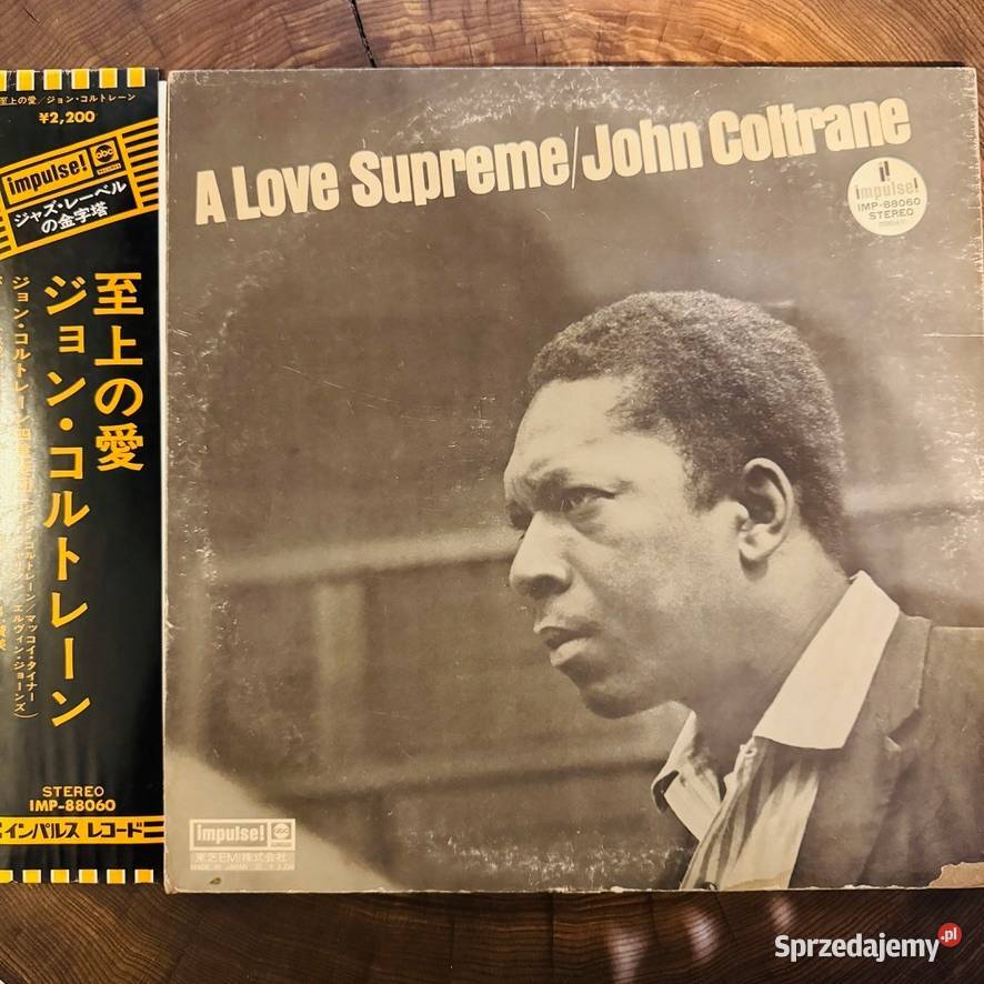 John Coltrane A Love Supreme EXVG Japan Obi LP Płyty i kasety Poznań