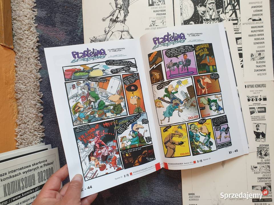 AQQ Magazyn Komiksowy zestaw 8 numerów 19982003 Polskie pomorskie Gdynia