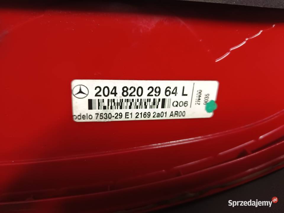 Lampy W204 sedan 2008