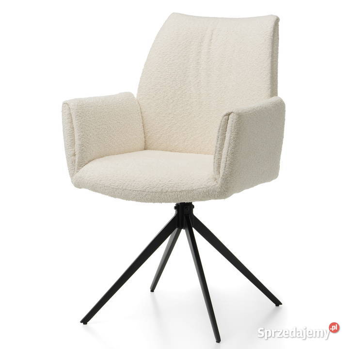 Beżowe Krzesło Prato Boucle Wysyłka 24H Dostawa