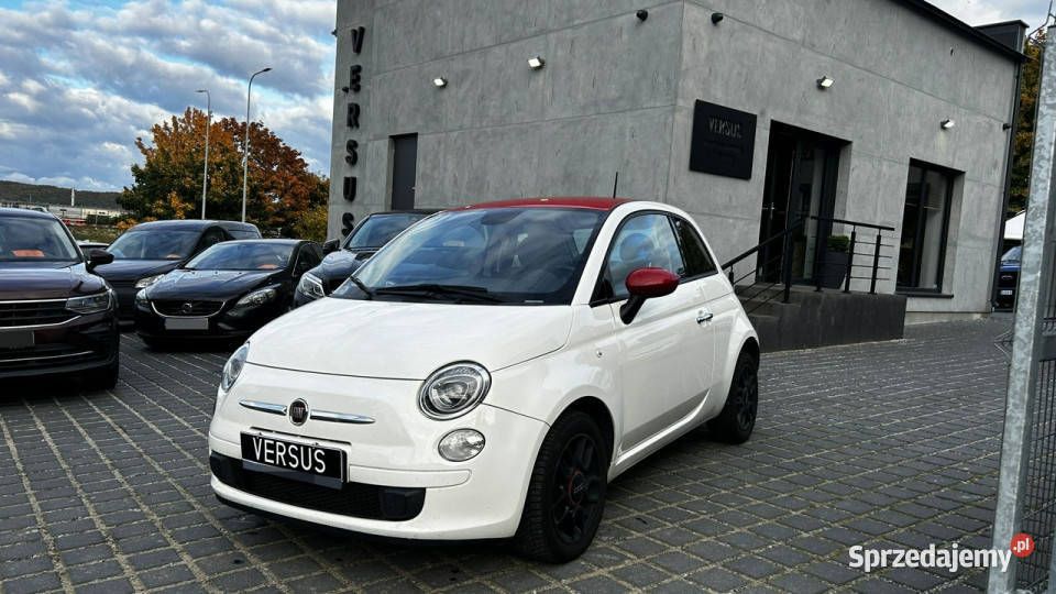 Fiat 500 14 Automat 100 Klima Czerwone wnętrze Gdynia