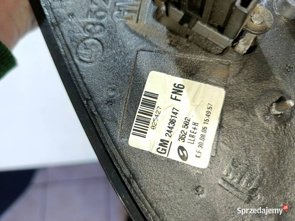 OPEL VECTRA C SIGNUM LUSTERKO PRAWE EU osobowe Zgorzelec