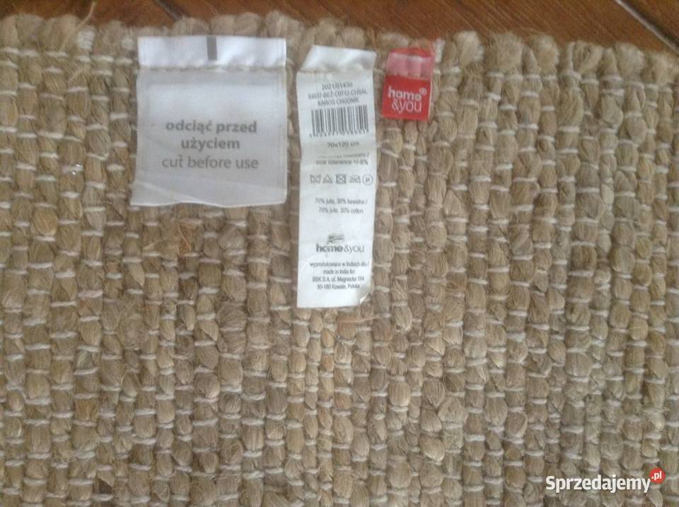 Dywanik z frędzlamirękodzieło 120 x 70 Opole