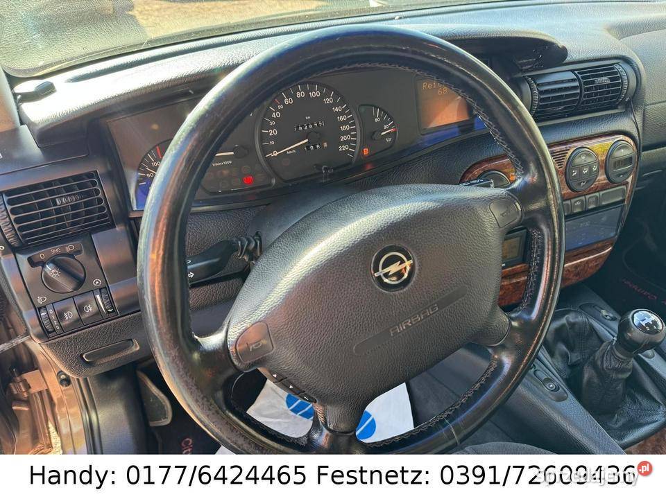 Opel Omega B CD 1997r 20i 136 184000 brązowy komputer pokładowy Witkowo