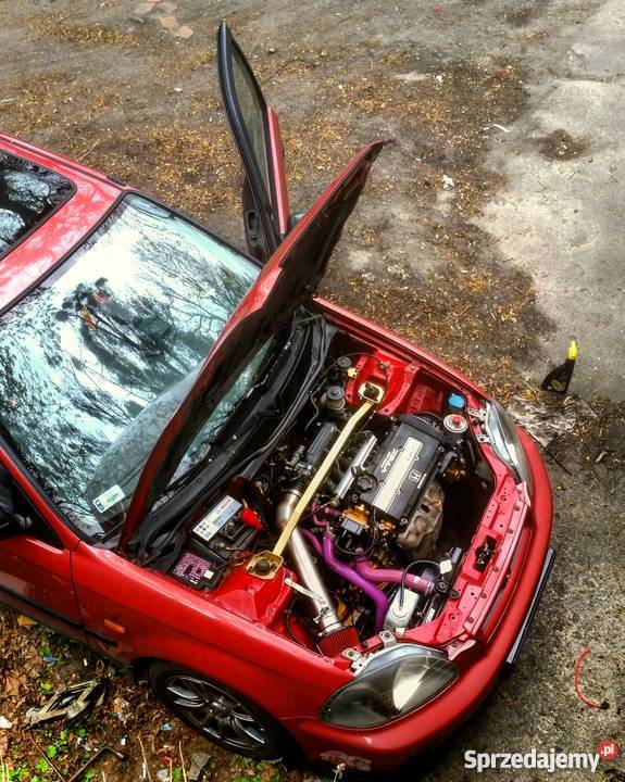 HONDA CIVIC EJ6 TYPE R B16a2 Si Vti VTEC DOHC kujawsko-pomorskie Grudziądz