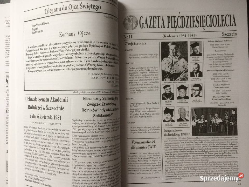 3292 WSR AR W Szczecinie 1954 2004 zachodniopomorskie Szczecin