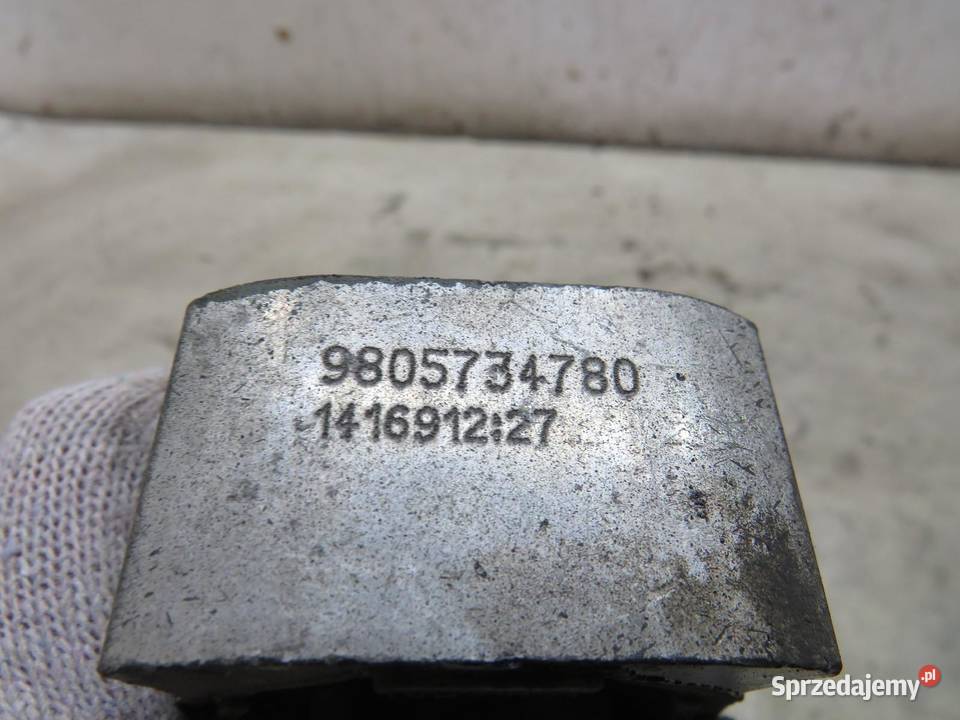 ŁAPA PODUSZKA SKRZYNI PEUGEOT 308 T9 9805734780 Części montażowe