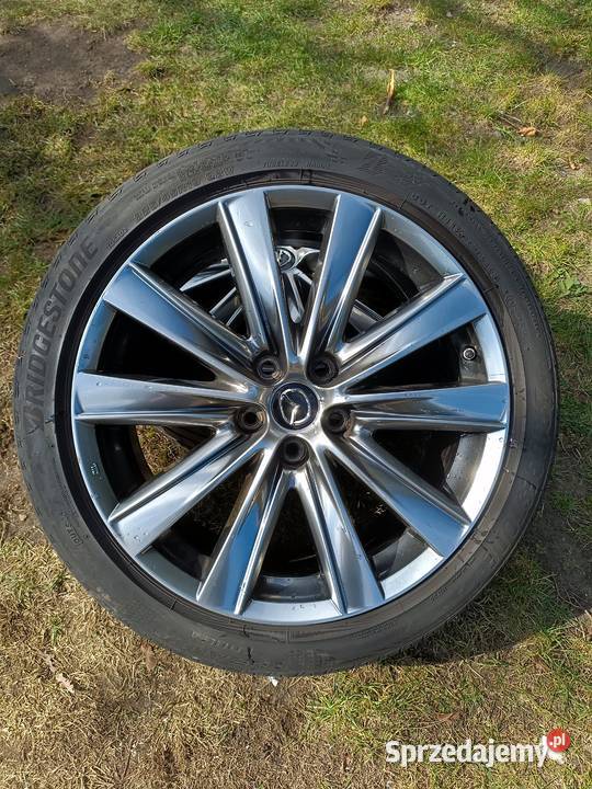 Felgi Mazda 19 75J ET45 5x1143 opony letnie mazowieckie Ostrołęka