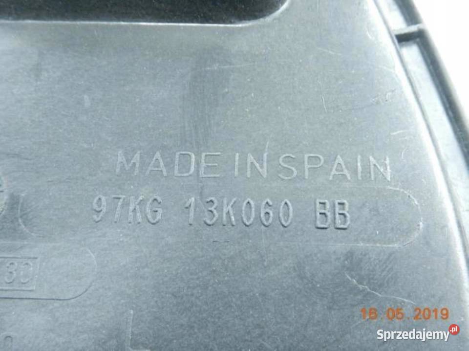 DEKIEL OSŁONA KIERUNKOWSKAZU LEWY PRZÓD FORD KA