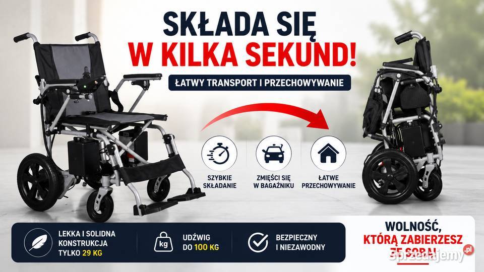 Elektryczny wózek inwalidzki Warszawa