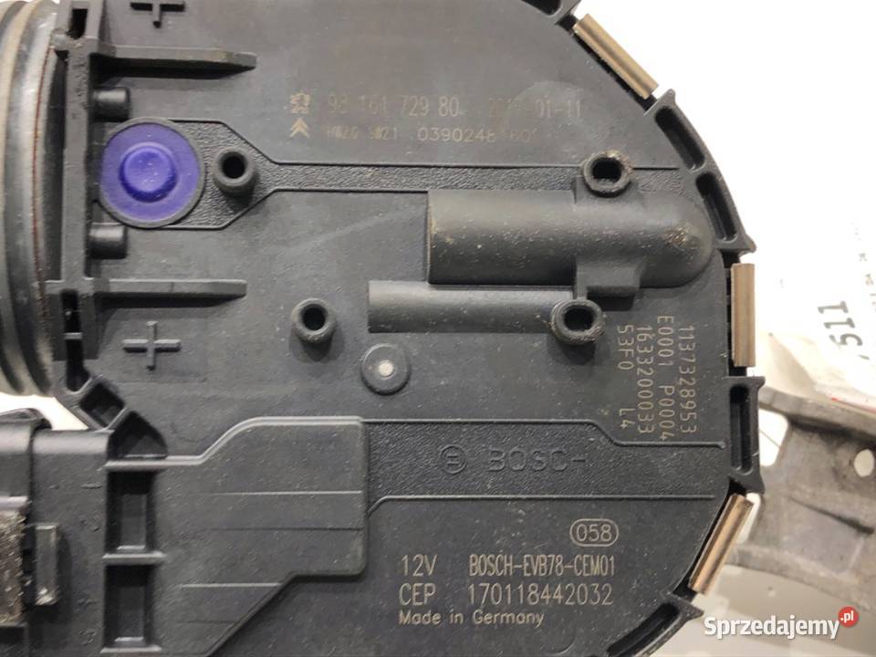 MECHANIZM WYCIERACZEK LEWY PRZÓD CITROEN C4 osobowe