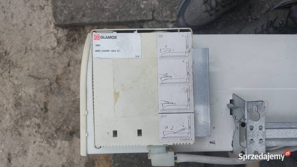 Grzejnik elektryczny glamox 1400w wielkopolskie Ostrów Wielkopolski sprzedam