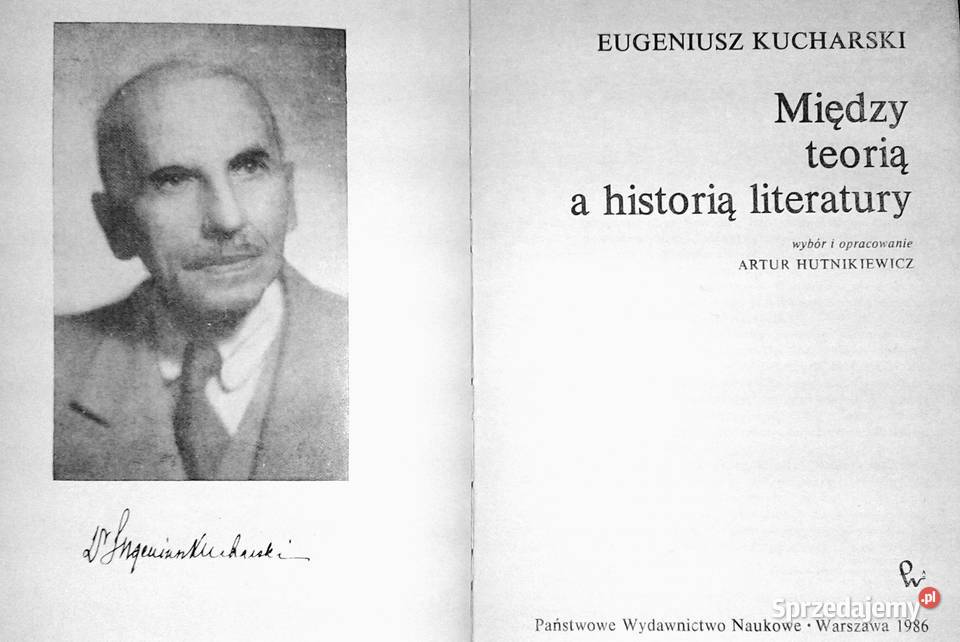 Między teorią a historią literatury Kucharski Chełm