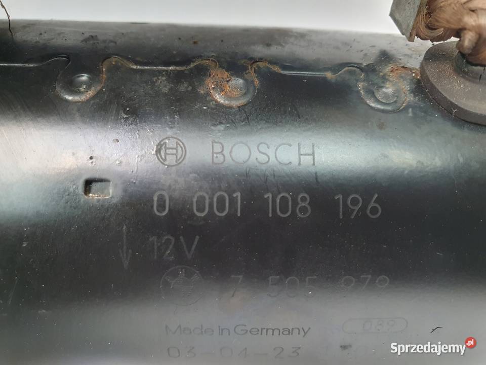 ROZRUSZNIK BMW E90 20I Bosch 0001108196 7505979 Chełm