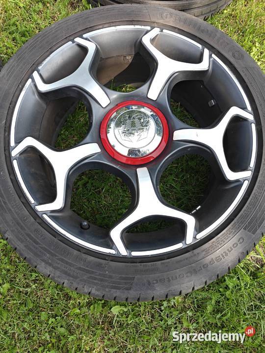 Felgi Abarth Fiat R17 ET39 4x100 opony letnie Piotrków Trybunalski