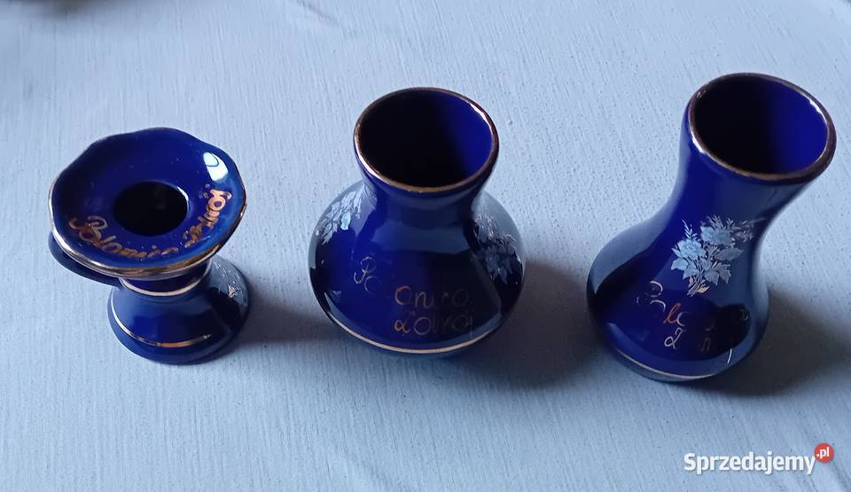Ceramiczne bibeloty uzdrowiskowe Polanica Zdrój Porcelana i szkło Koźminek