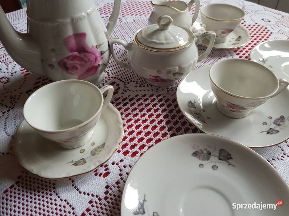 Bogucice śląska stara porcelana serwis filiżanka