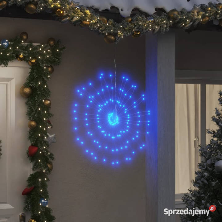 Ozdoby świąteczne ze 140 lampkami LED 2 mazowieckie Warszawa